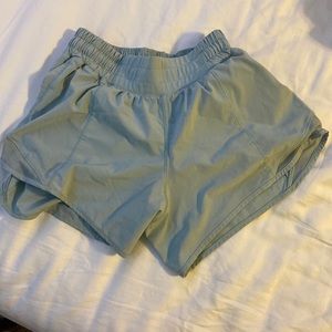 Lulu lemon jade blue Hotty hot shorts